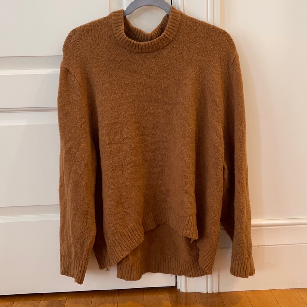 Burnt orange high neck sweater